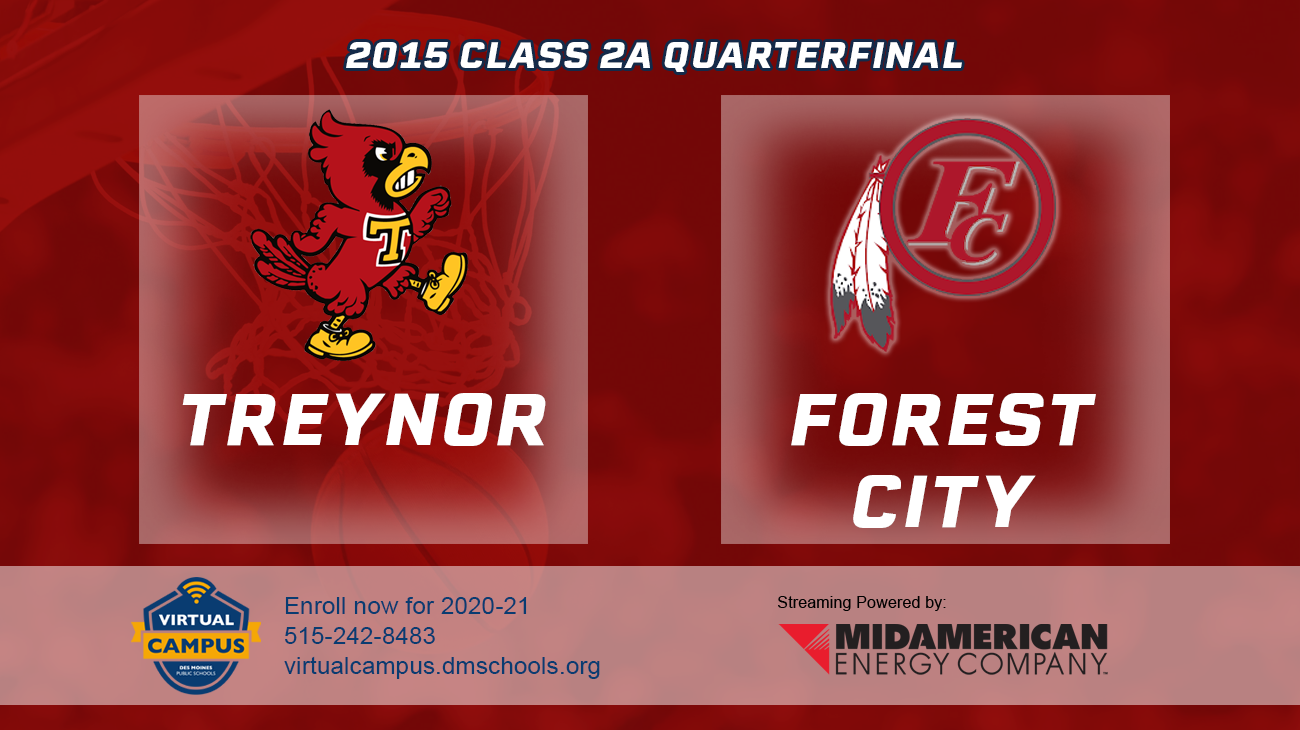 Basketball: 2015, Class 2A Quarterfinals - Treynor vs. Forest City