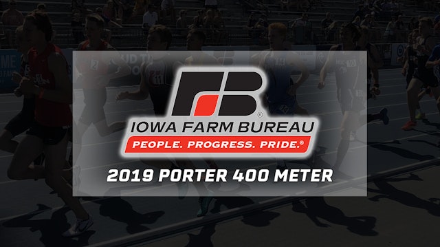 Farm Bureau Flashback - Darien Porter runs sub 47 time in 2019 400 meters