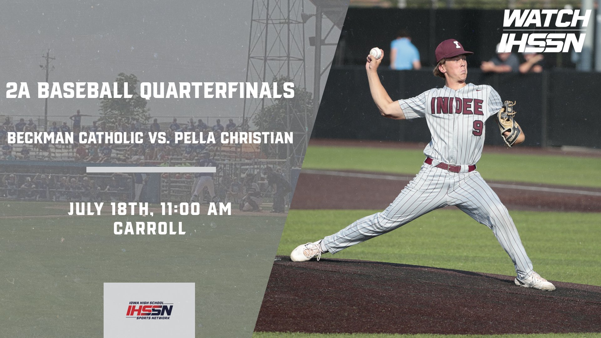 Baseball: 2023, Class 2A Quarterfinals - Beckman Catholic vs. Pella Christian 