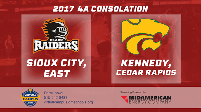 2017 4A Basketball Consolation: Sioux City, East vs. Cedar Rapids, Kennedy