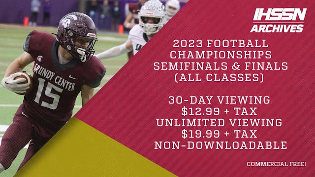 2023 Football Championships - Rent or Purchase