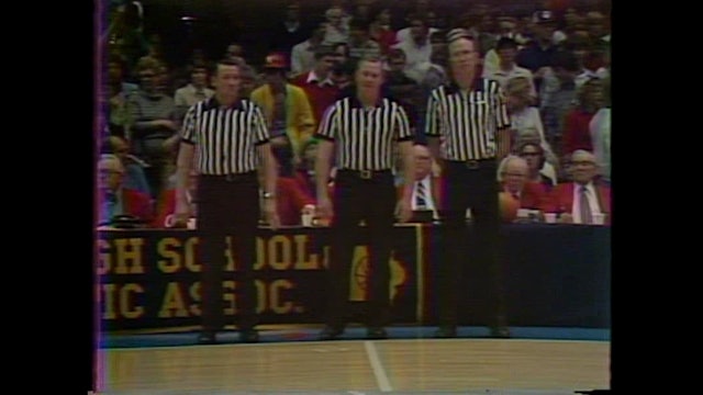 1985 3A Basketball Semi Finals: WDM Dowling vs. Sioux City North