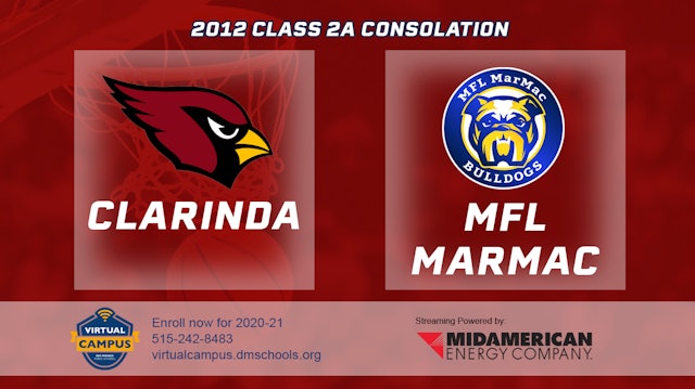 2012 2A Basketball Consolations: Clarinda vs. MFL MarMac