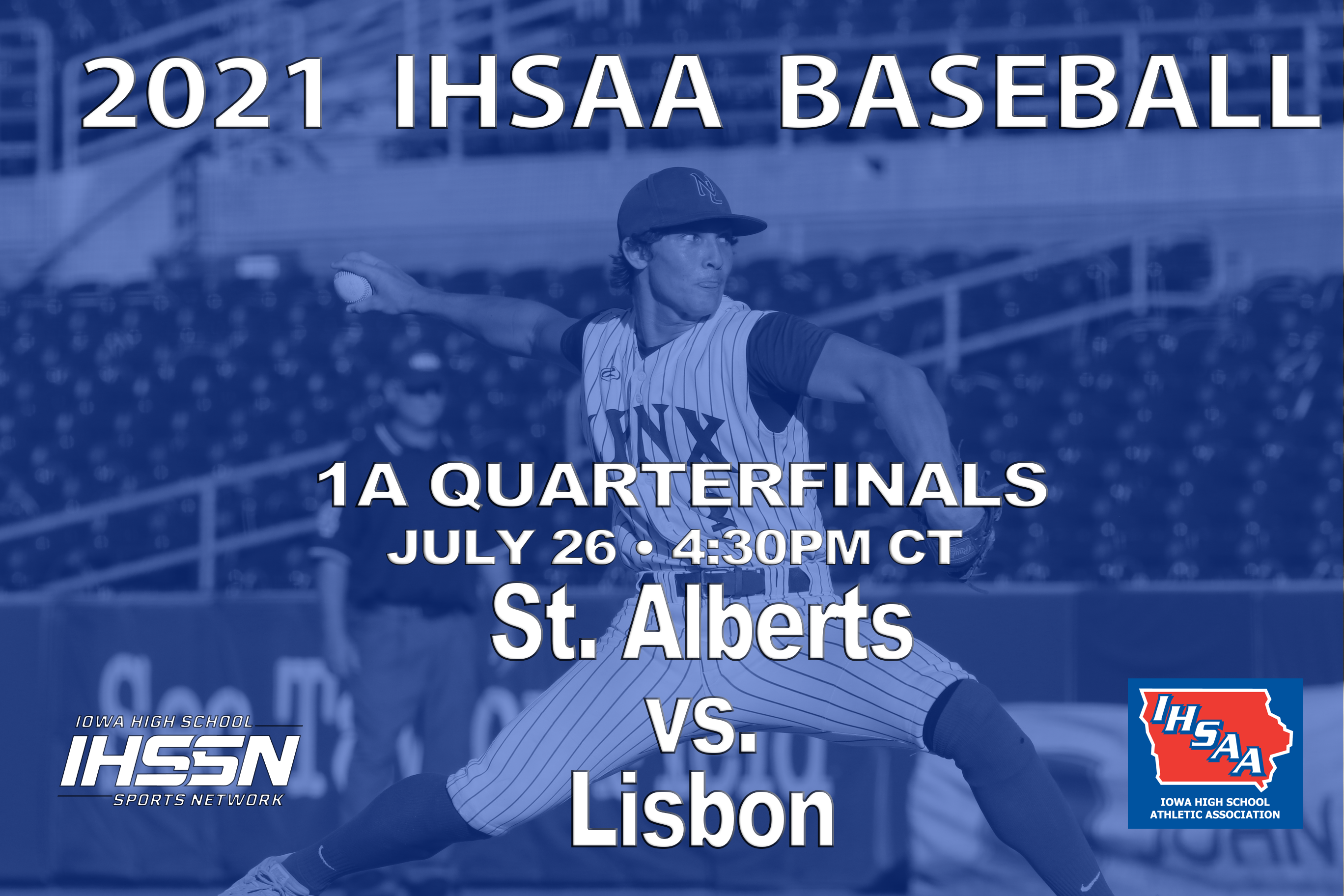 Baseball: 2021, Class 1A Quarterfinals - Lisbon vs. St. Alberts