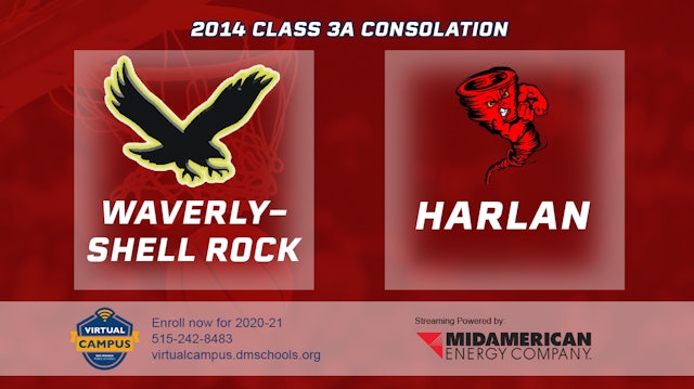 2014 3A Basketball Consolation: Waverly-Shell Rock vs. Harlan