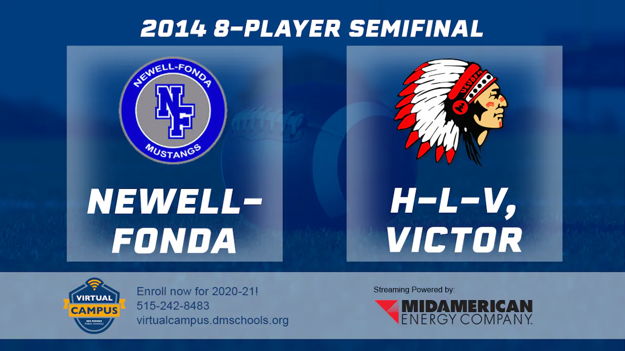 2014 8 Player Football Semi Finals NewellFonda vs. HLV, Victor