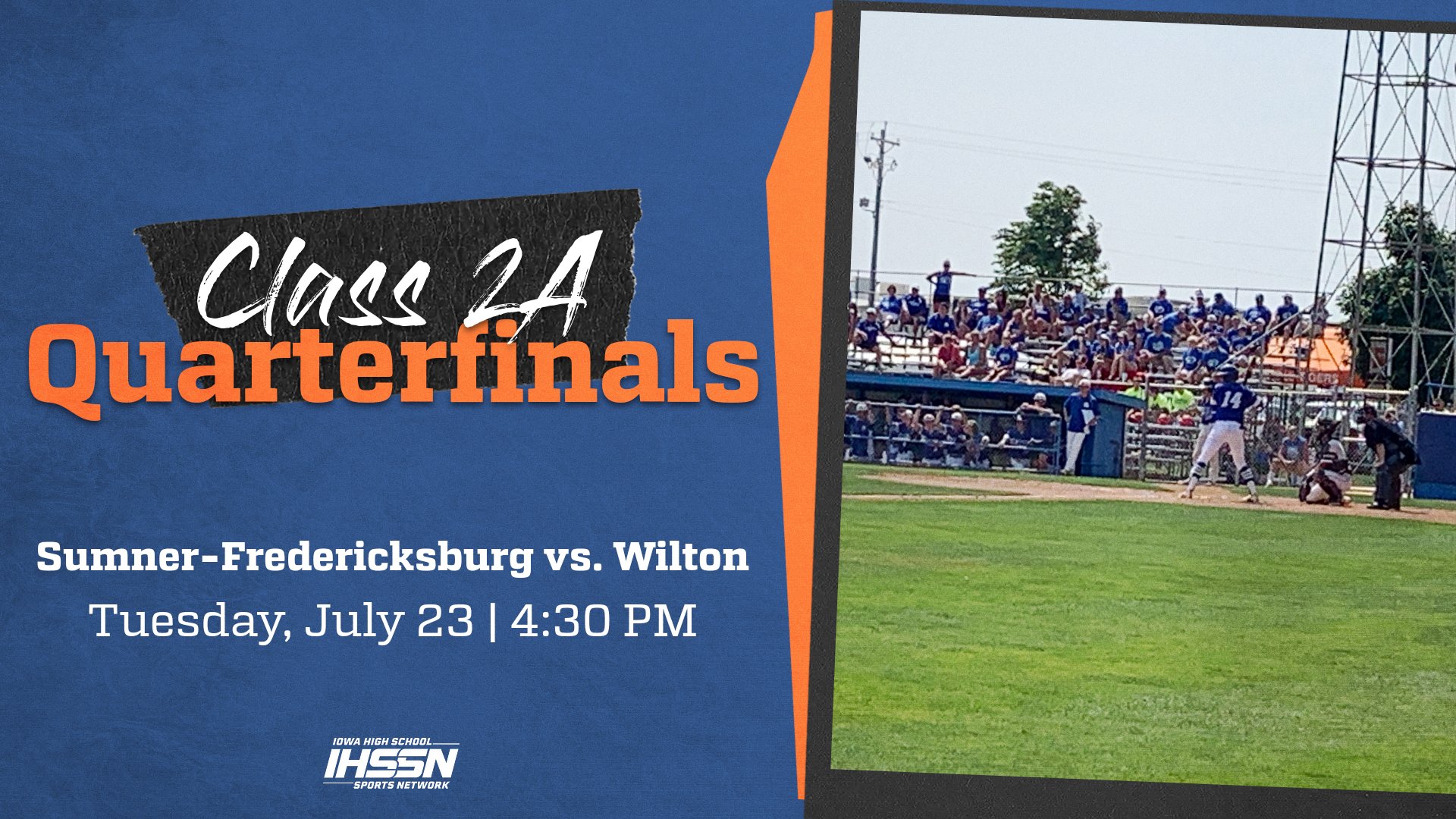 Baseball: 2024, Class 2A Quarterfinals - Sumner-Fredericksburg vs. Wilton