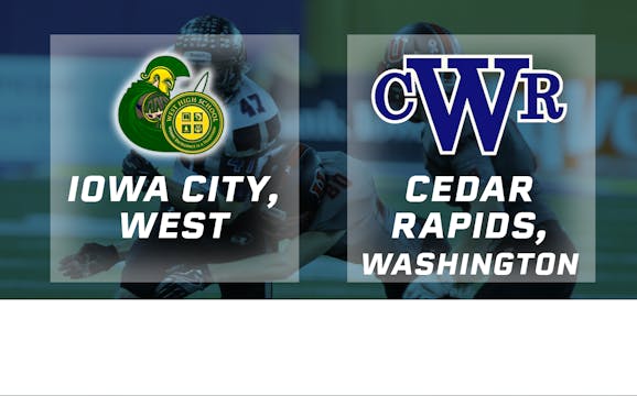 2016 4A Football Semi Finals: Iowa Ci...