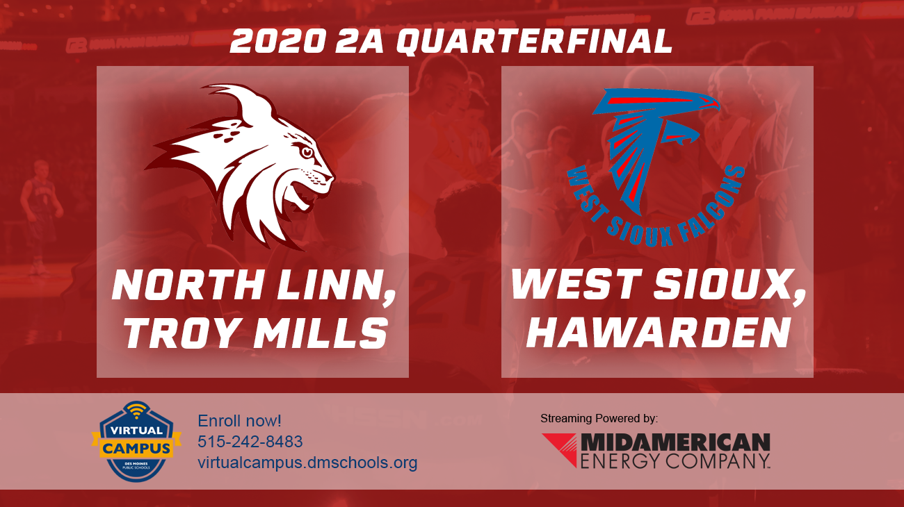 Basketball: 2020, Class 2A Quarterfinals Highlights - North Linn vs. West Sioux