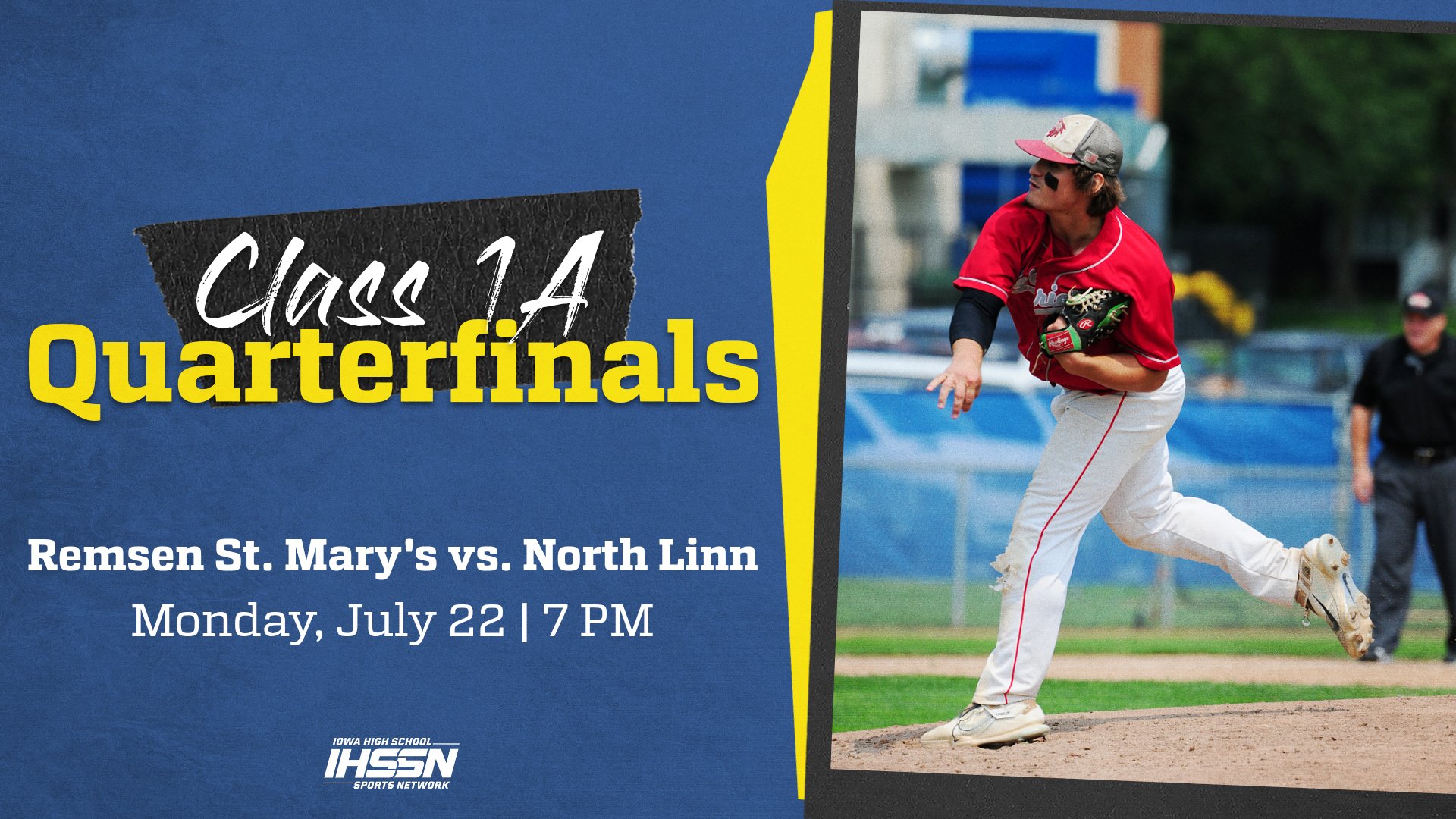 Baseball: 2024, Class 1A Quarterfinals - St.Mary's, Remsen vs. North Linn