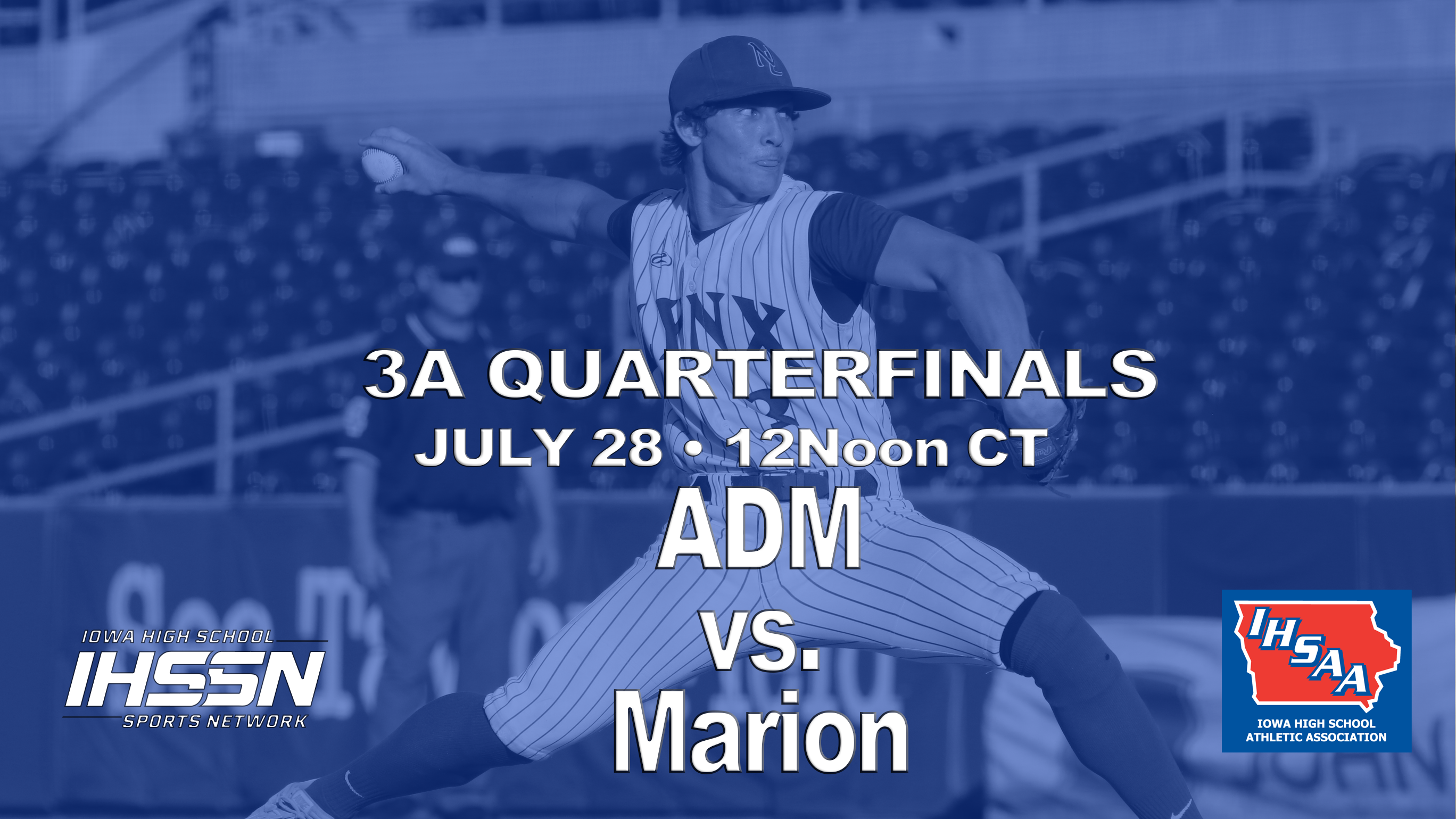 Baseball: 2021, Class 3A Quarterfinals - ADM vs. Marion 