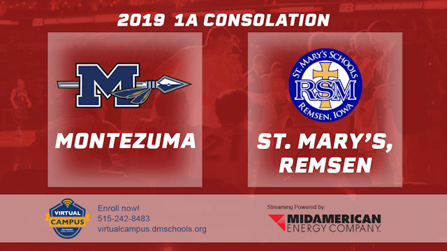 2019 1A Basketball Consolation: Montezuma vs. St. Mary's, Remsen