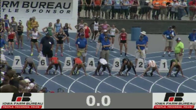 2019 4A Track & Field Boys Finals: 100 Meter Dash