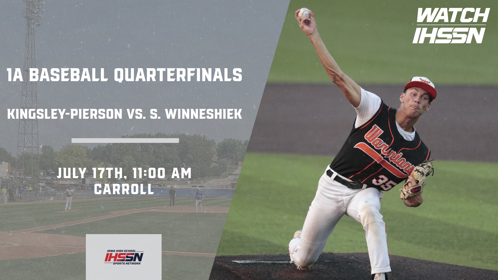 Baseball: 2023, Class 1A Quarterfinals - Kingsley-Pierson vs. South Winneshiek