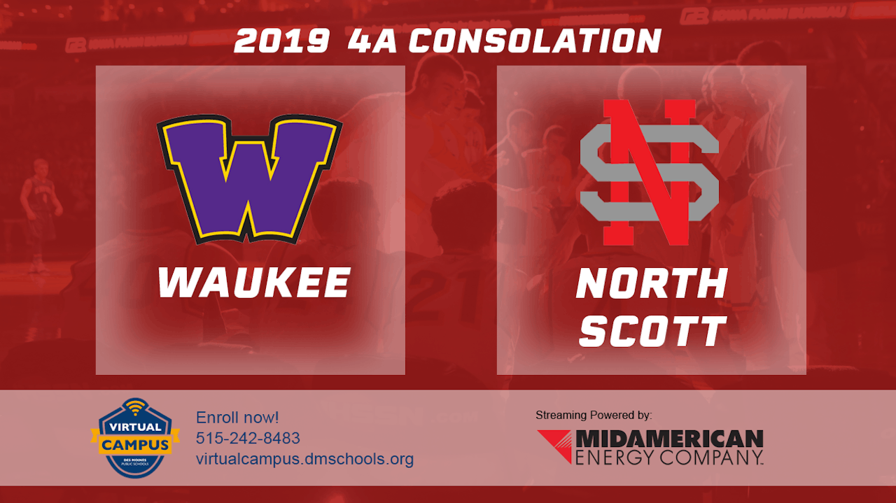 2019 4A Basketball Consolation Waukee vs. North Scott, Eldridge Iowa