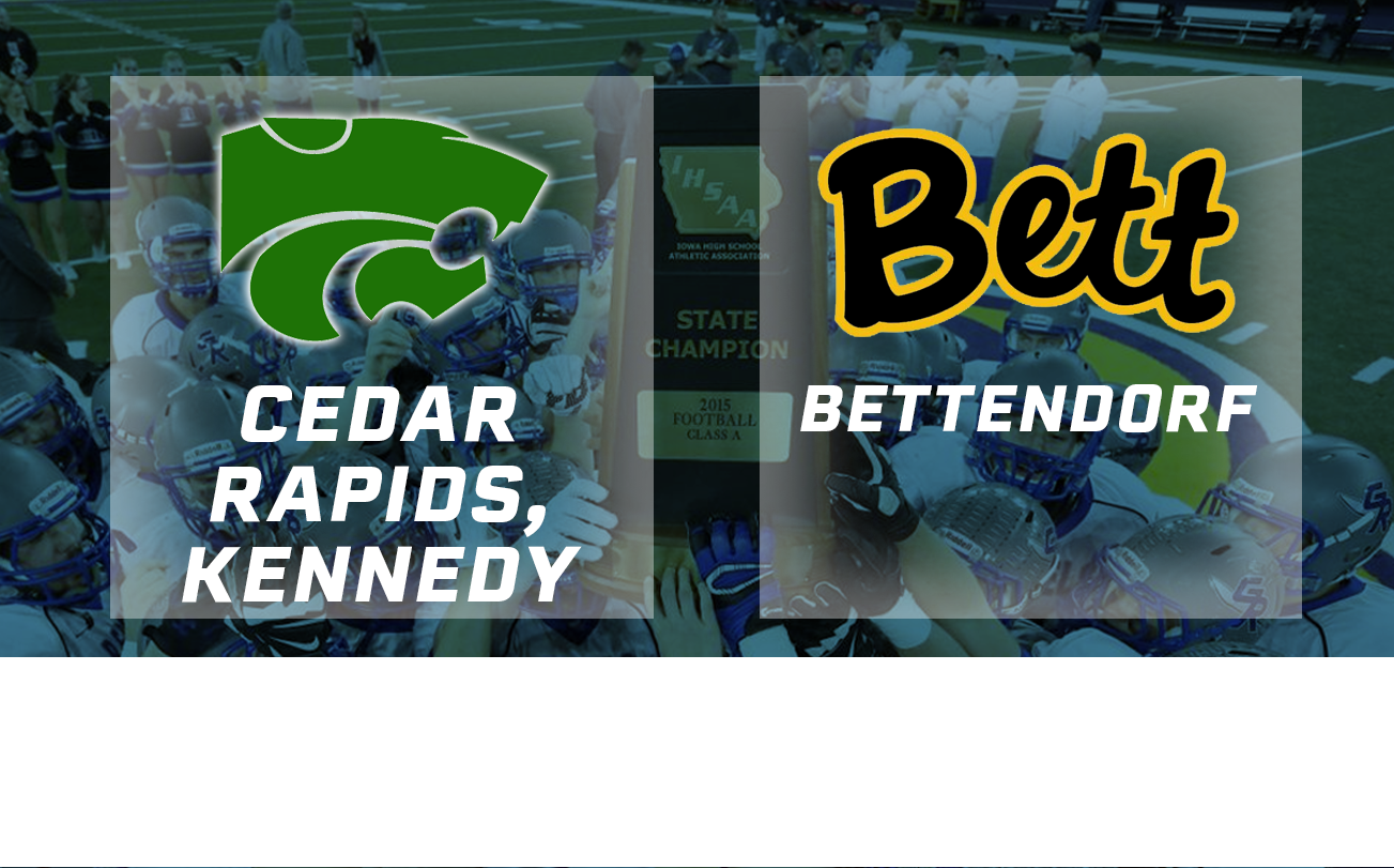Football: 2015, Class 4A Semifinals - Cedar Rapids, Kennedy vs. Bettendorf 