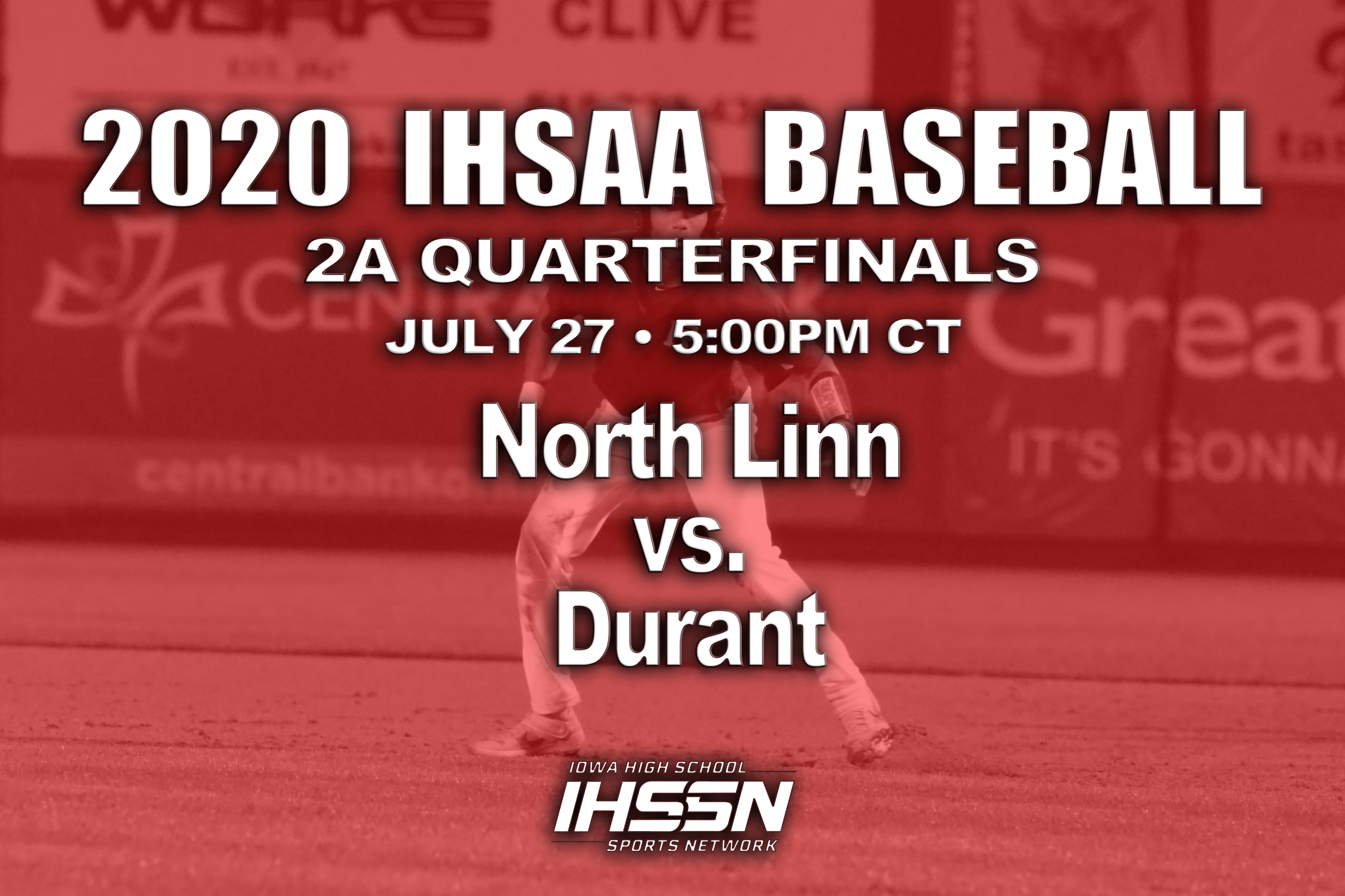 Baseball: 2020, Class 2A Quarterfinals - North Linn vs. Durant 