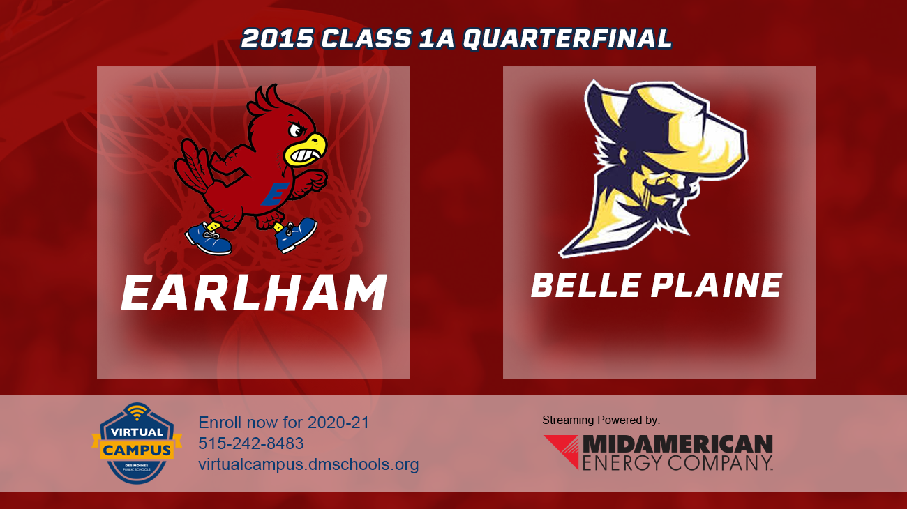 Basketball: 2015, Class 1A Quarterfinals - Earlham vs. Belle Plaine