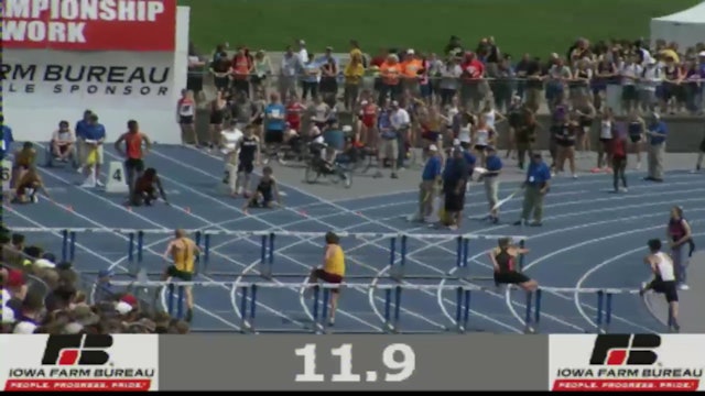 2019 4A Track & Field Boys Finals: Shuttle Hurdle Relay, Section 2