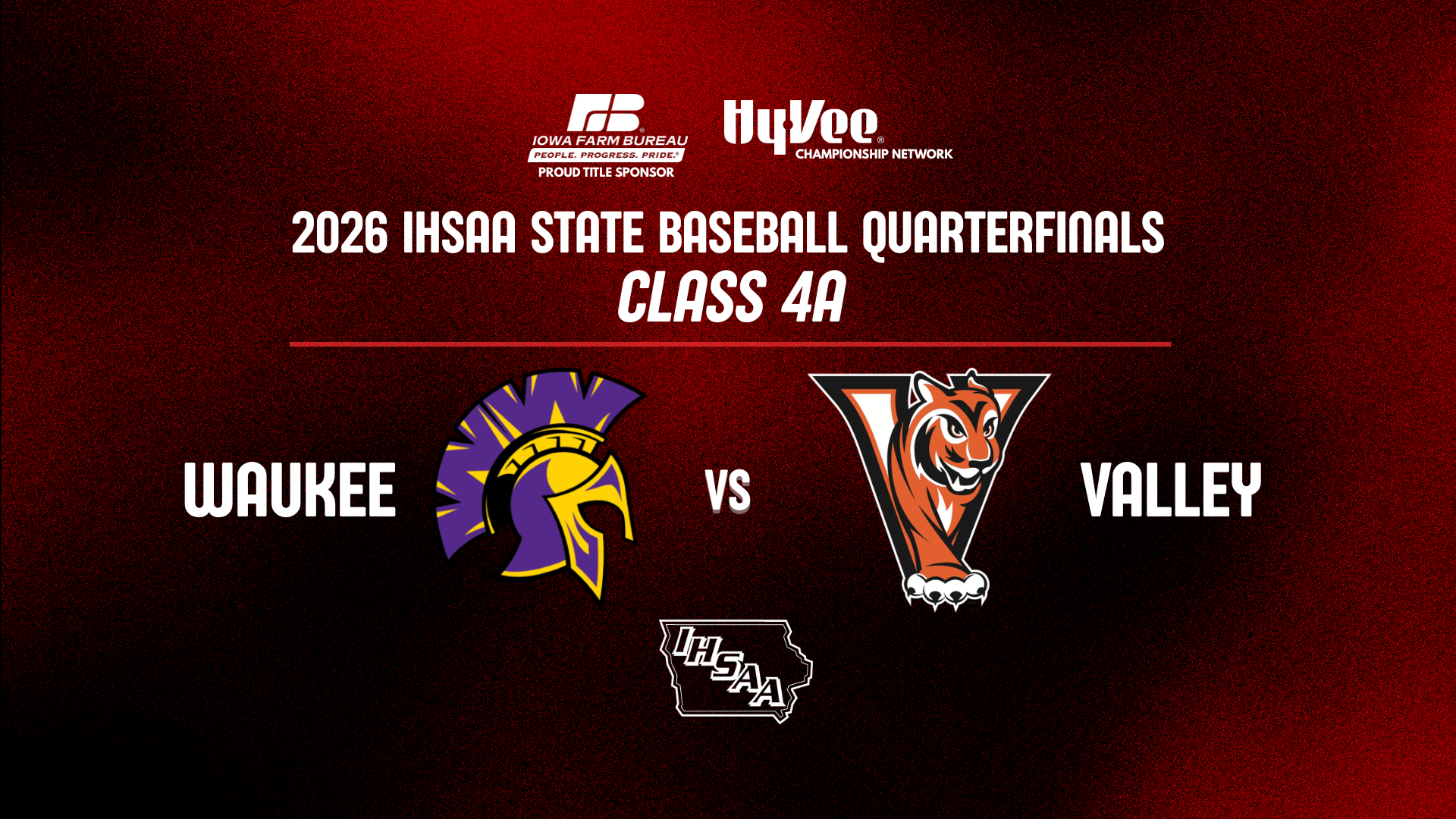 Baseball: 2026, Class 4A Quarterfinal - Waukee vs Valley