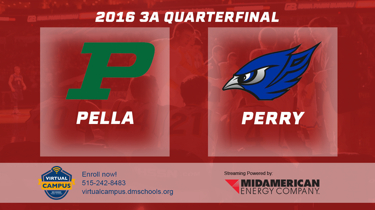 Basketball: 2016, Class 3A Quarterfinals - Pella vs. Perry