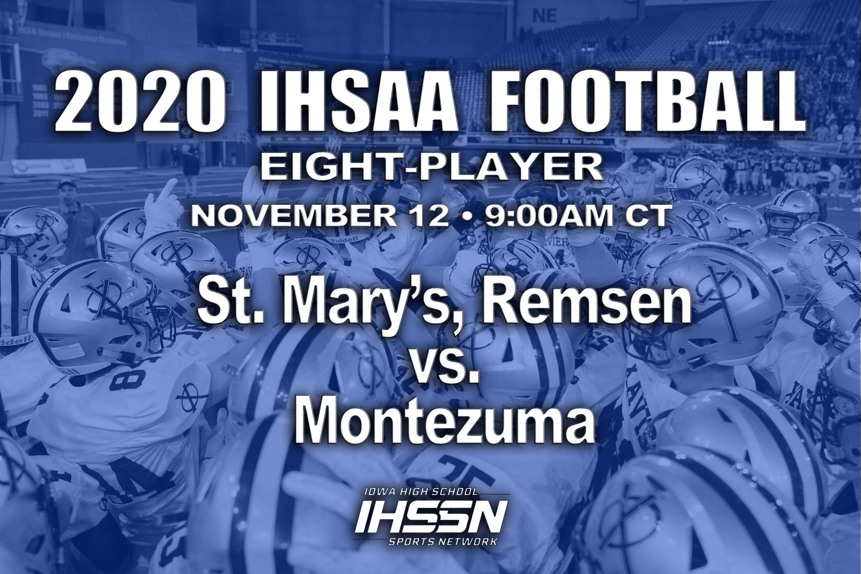 Football: 2020, 8P Semifinals - St. Mary's, Remsen vs. Montezuma 