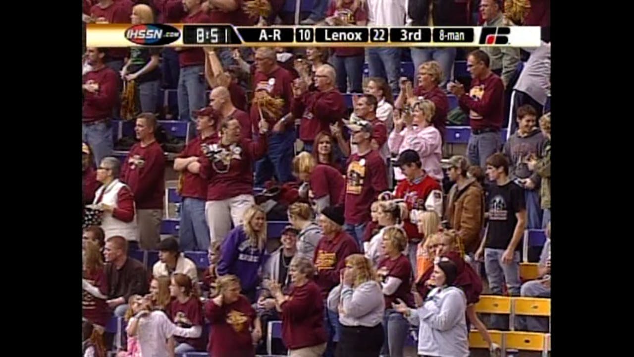 2008 8 Player Football Finals ArmstrongRingsted vs. Lenox, Pt. 1