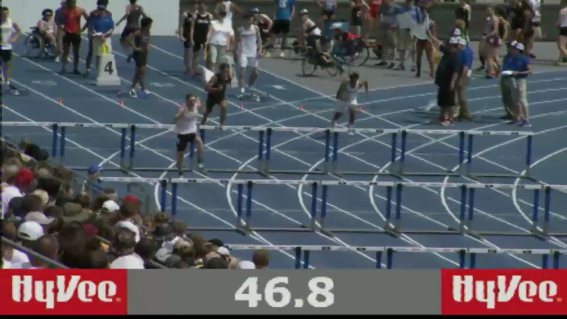 2019 4A Track & Field Boys Finals: Shuttle Hurdle Relay, Section 1