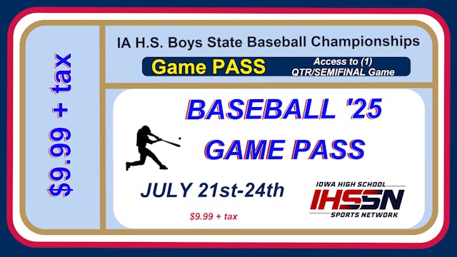 7/22, 1:30P, Unity Christian vs. Mediapolis