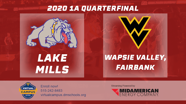 2020 1A Basketball Quarter Finals: Lake Mills vs. Wapsie Valley