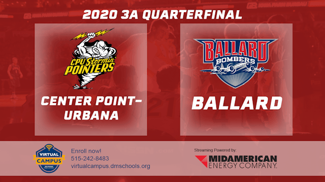 2020 3A Basketball Quarter Finals: Center Point-Urbana vs. Ballard