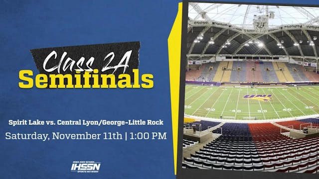 Football '23 2A Semifinal - Spirit Lake vs. Central Lyon_Georgle-Little Rock (CF