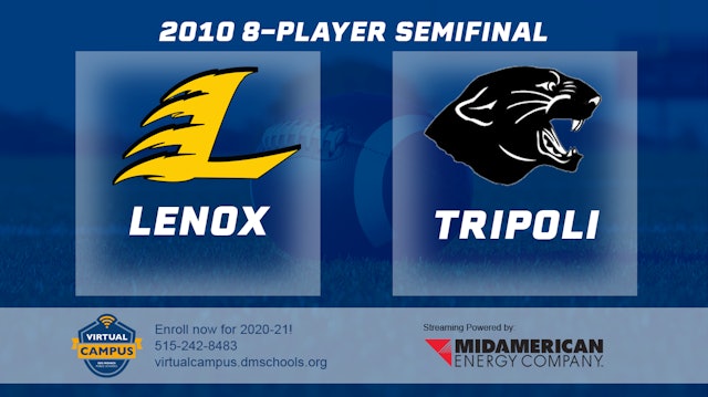 2010 8 Player Football Semi Finals: Lenox vs. Tripoli