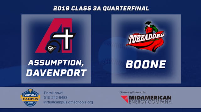 2019 3A Baseball Quarter Finals: Assu...