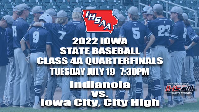 2022 Class 4A Baseball Quarter Finals...