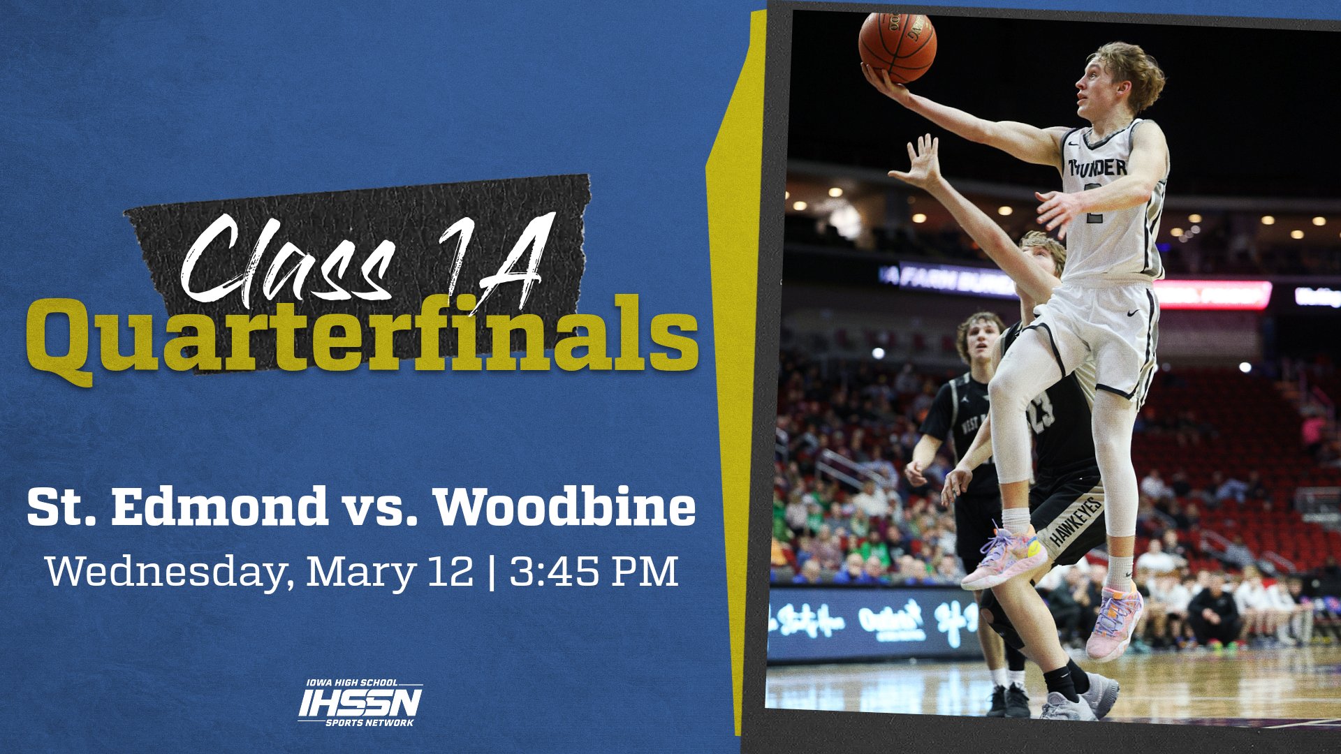 Basketball: 2025, Class 1A Quarterfinals - St. Edmond vs. Woodbine