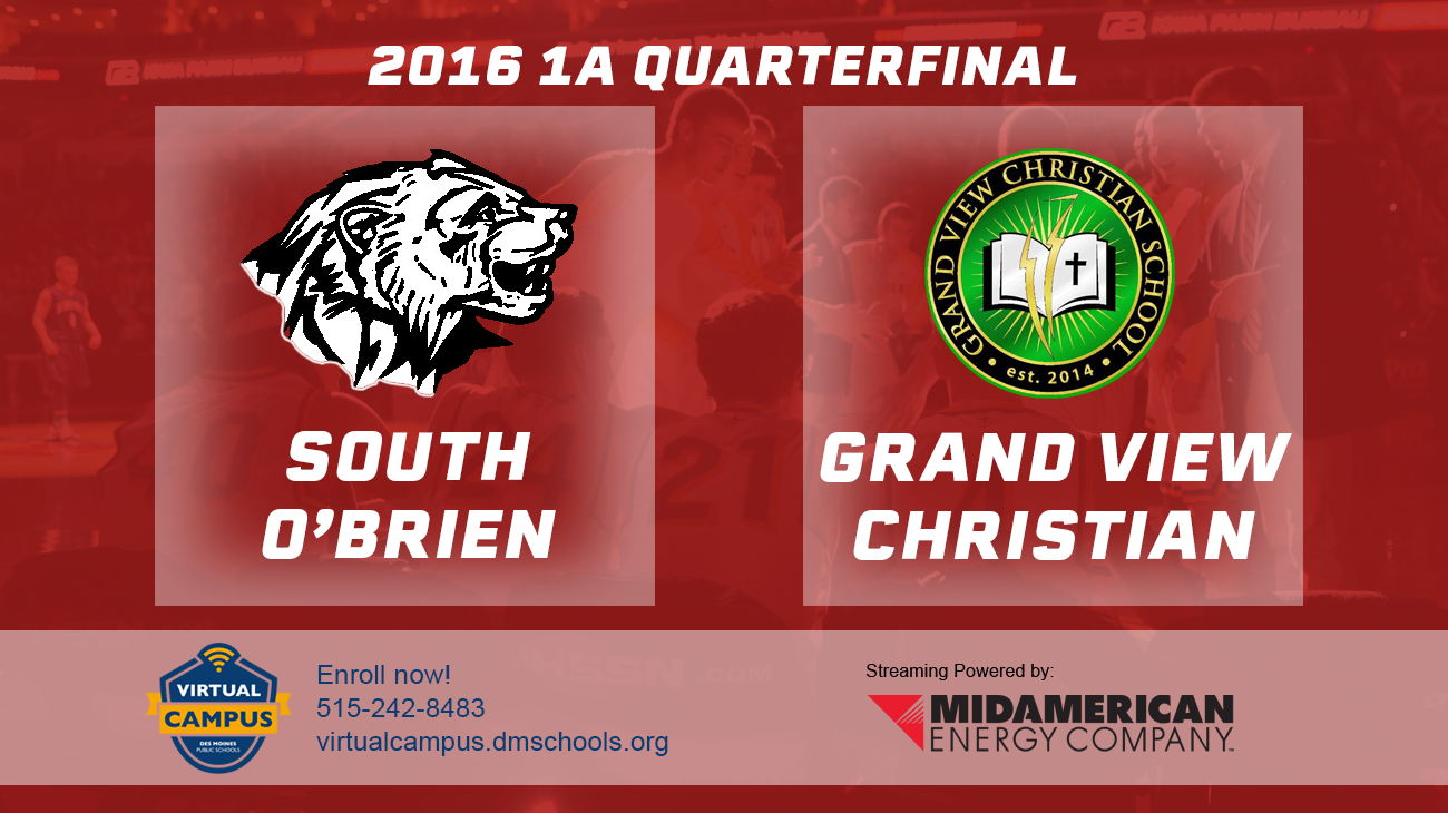 Basketball: 2016, Class 1A Quarterfinals - South O'Brien vs. GV Christian