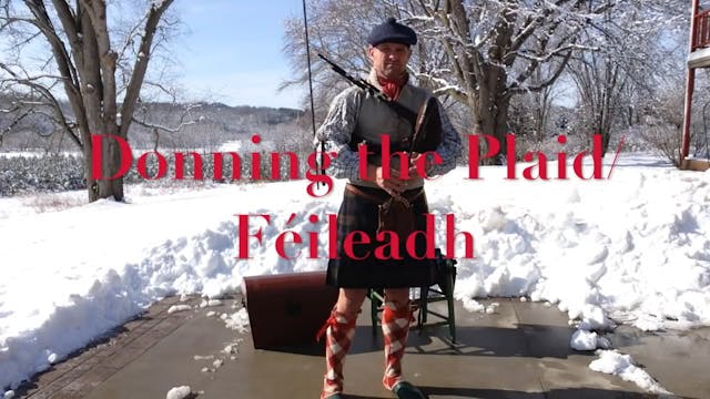 Donning the Feileadh