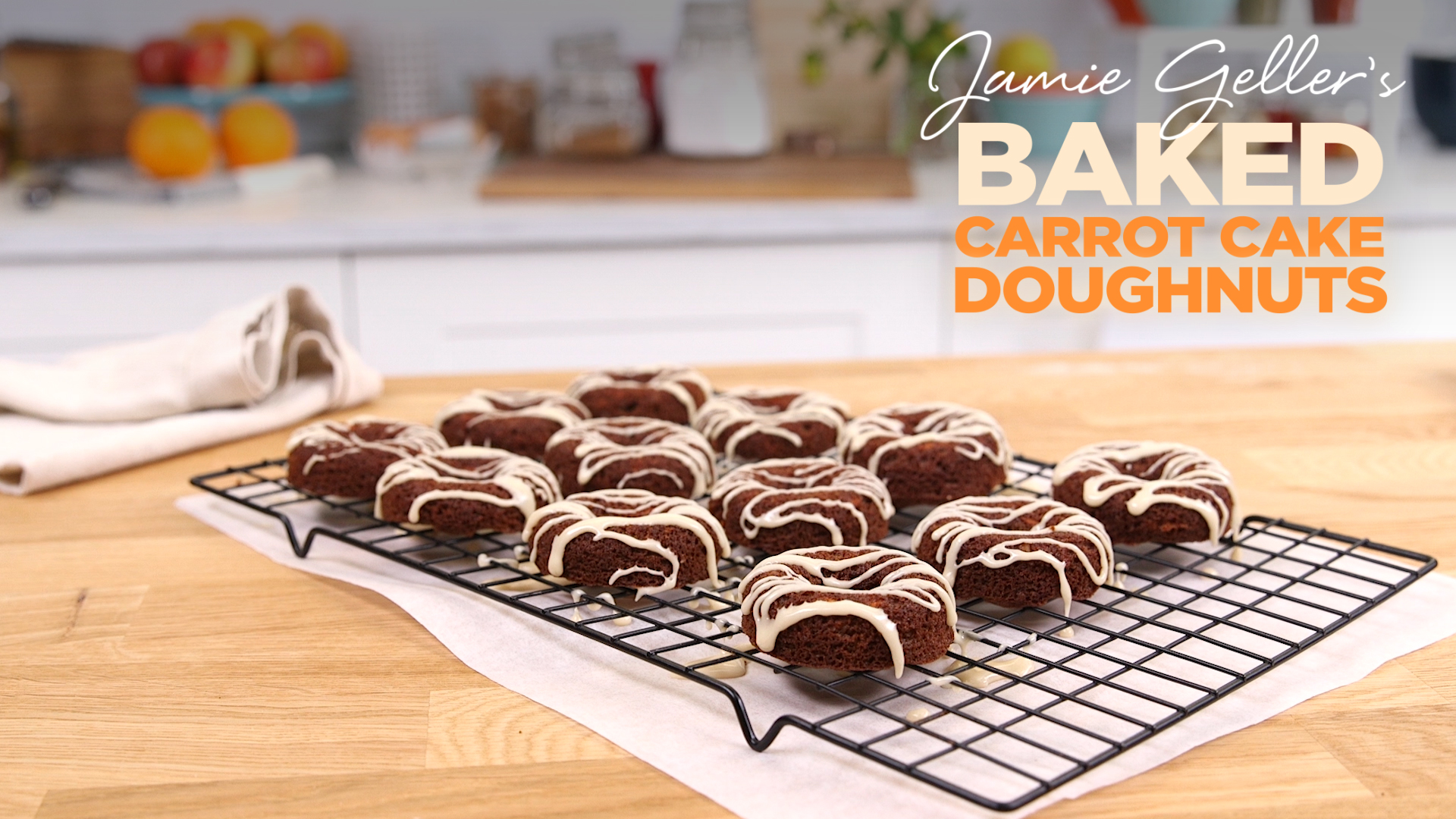 Carrot Cake Doughnuts | Jamie Geller’s Hanukkah Favorites