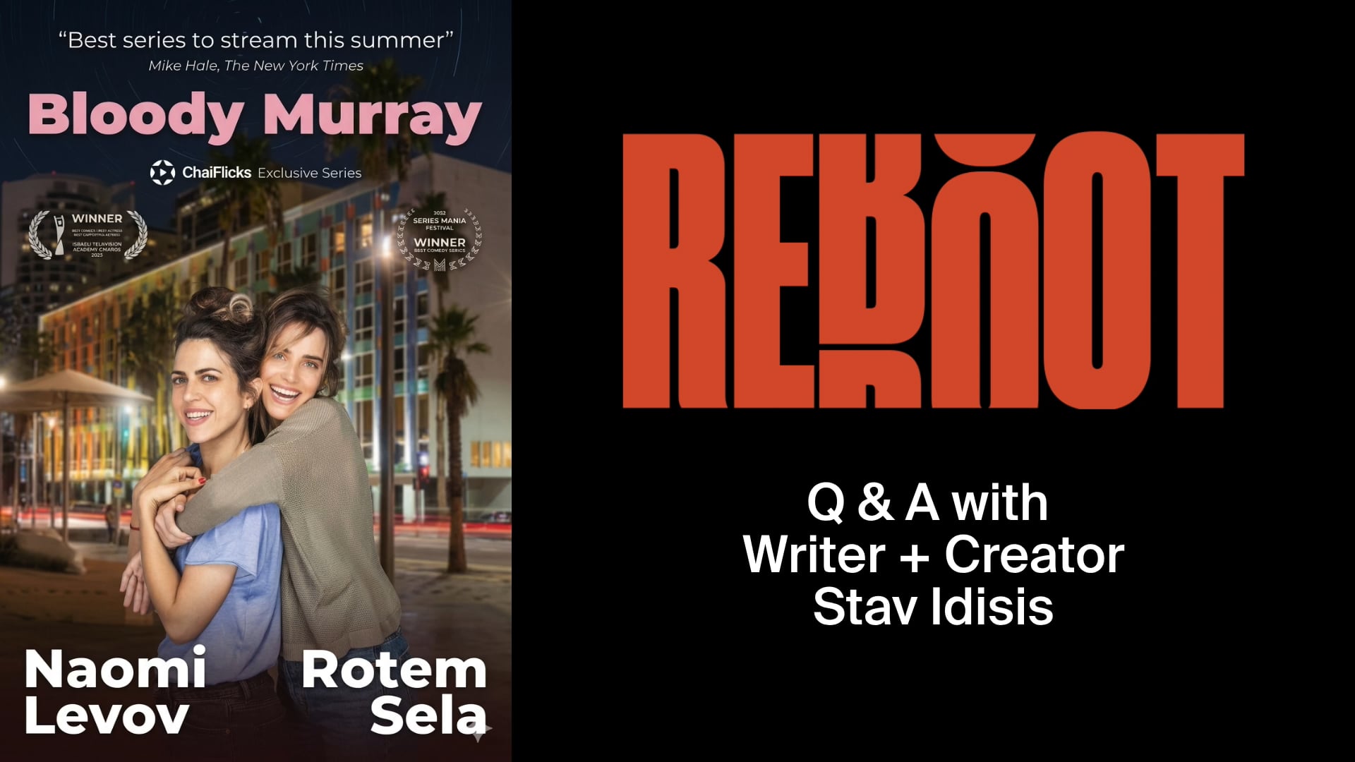 Reboot Interview: Q & A with Writer & Creator Stav Idisis