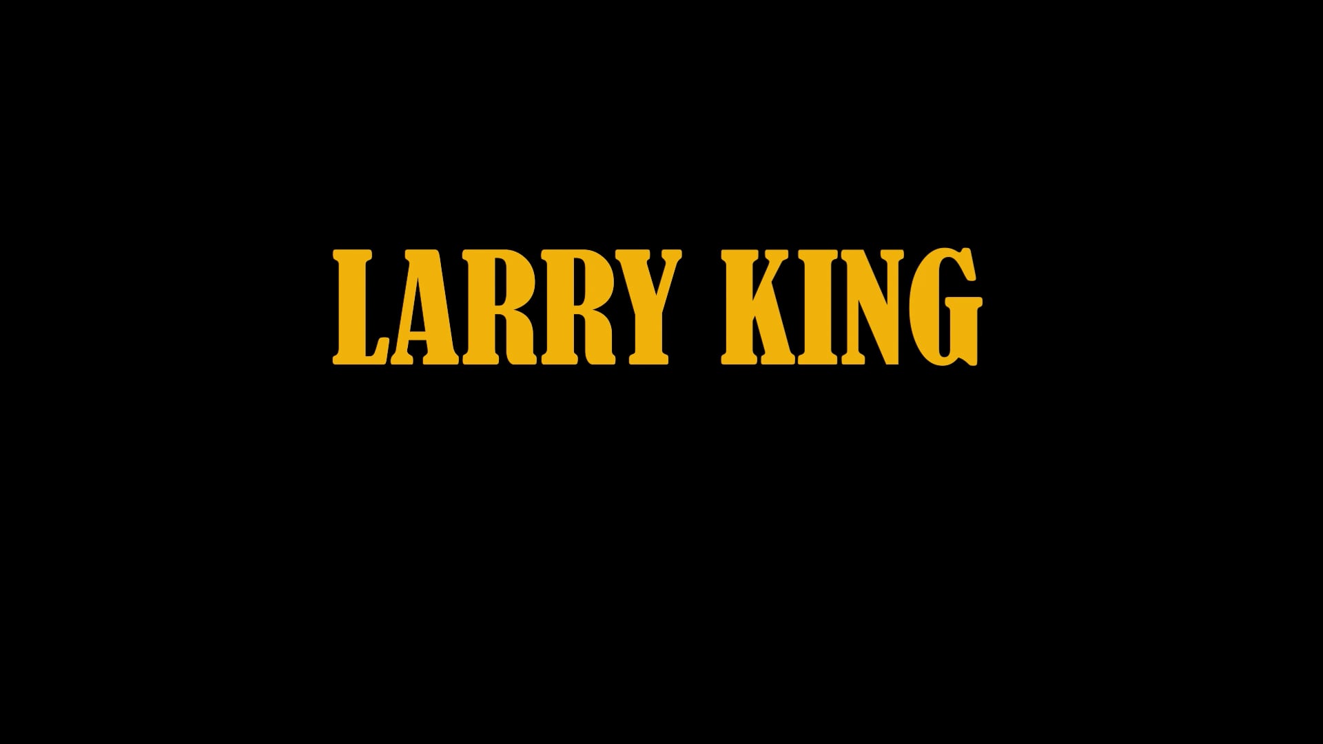 Larry King: Beyond the Mic