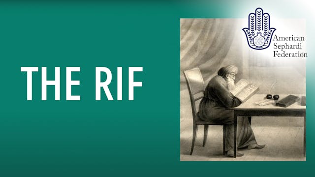 Rabbi Yitzhak Alfasi - The RIF | ASF IJE