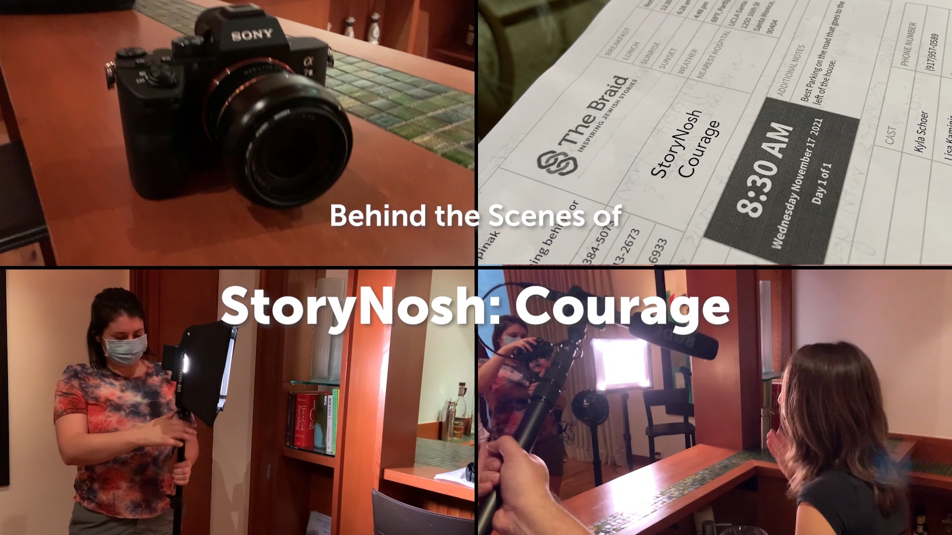 Behind-the-Scenes of StoryNosh: Courage | The Braid presents StoryNosh (Courage)