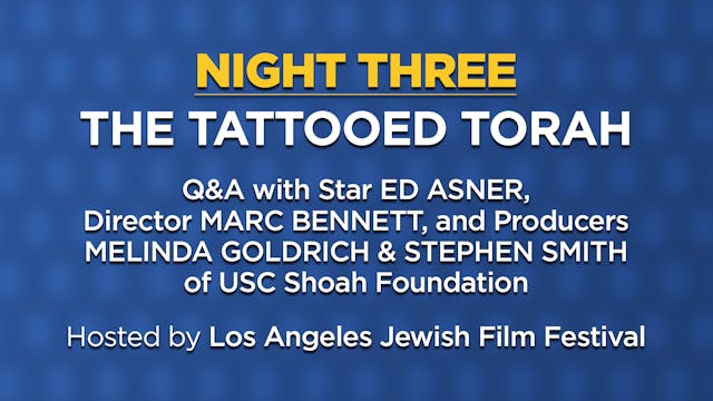 The Tattooed Torah | Q&A (Hosted by L...