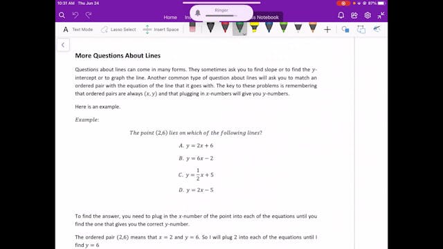 Video 3.11 More Lines