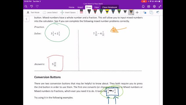 Video 1.5 Fractions B