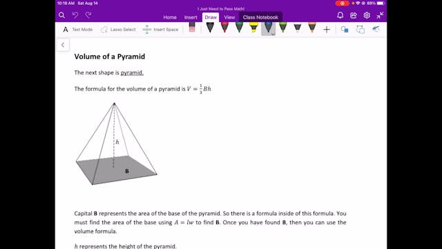 Video 4.10 Volume B