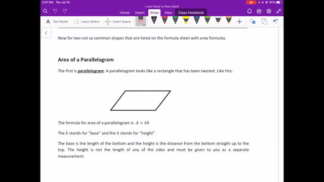 Video 4.5 Area B
