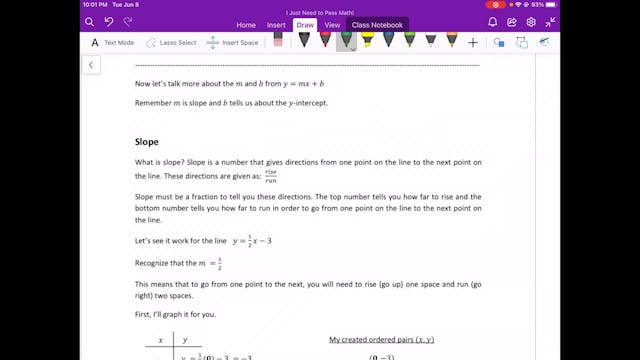 Video 3.5 Slope A