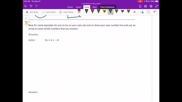 Video 2.8 Inequalities B
